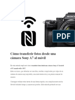 Cómo Transferir Fotos Desde Una Cámara Sony A7 Al Móvil