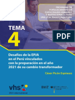 TEMA 4 -Desafíos de La EPJA en 2021