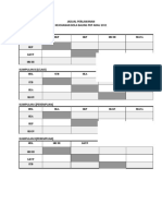 Jadual Perlawanan Bola Baling 2011