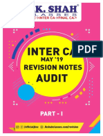 Inter Ca Audit: Revision Notes