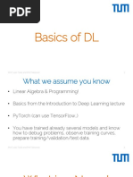 Basics of DL: Prof. Leal-Taixé and Prof. Niessner 1