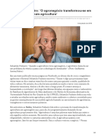 sul21.com.br-Sebastião Pinheiro O agronegócio transformou-se em algo que não é mais agricultura