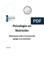 Relaciones Entre Teoría Del Apego y Nutrición.
