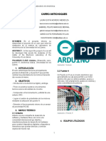 Informe Carro Evasor de Obstaculos