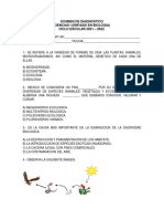 Examen de Diagnostico 2021 Biologia