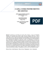 Fluxo de Caixa Como Instrumento de Gestão