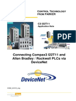 Connecting Compax3 I22T11 and Allen Bradley / Rockwell Plcs Via Devicenet