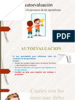 Autoevaluación - de Mis Aprendizajes