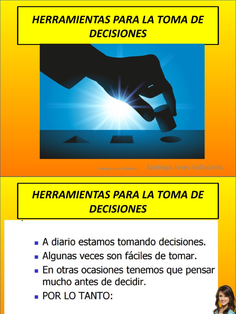 Herramientas para la Toma de Decisiones | PDF | Toma de decisiones ...