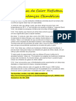 As Ondas de Calor Refletem As Mudanças Climáticas