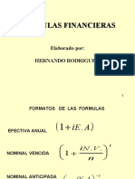 Formulas Financieras