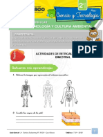 2ºGRADO-CIENCIA, TECNOLOGÍA Y CULTURA AMBIENTAL-Actividades de Retroalimentación Bimestral