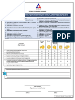 CSF Form No. 5 Feedback To Program Managers