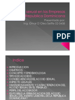 Acoso Sexual en Las Empresas de Republica Dominicana