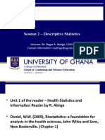 PAHS 306: Health Statistics and Information
