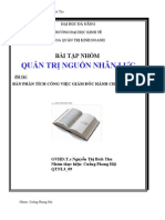 bài phân tích công việc hoàn chỉnh