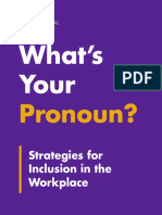 Equity & Inclusion Pronouns-Guide