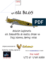 Breda Ba65 (Aviacion Legionaria, 65. Esquadrilla de Asalto, Grupo 16, Spain, Puig Moreno, Spring 1938)