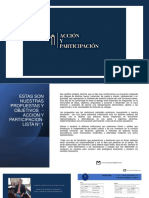 ACCION Y PARTICIPACION - OBJETIVOS Y PROPUESTAS