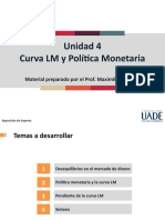 U4 Curva LM y Poltica Monetaria