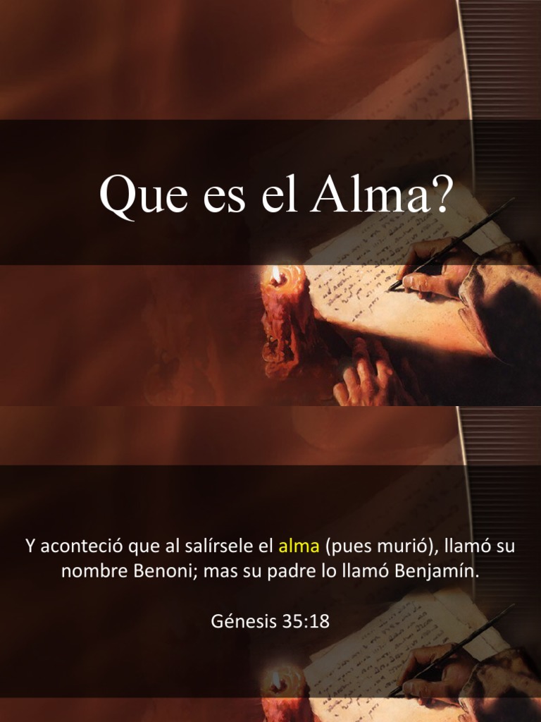05 Que Es El Alma | PDF | Alma | Creencia religiosa y doctrina