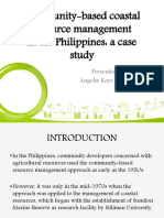 Community-Based Coastal Resource Management in The Philippines: A Case Study