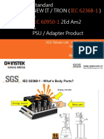 IEC 62368-1 IEC 60950-1: SGS Taiwan Ltd. 台灣檢驗科技 (股) 公司 Safety Lab 安規實驗室