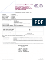 INFORME DE ENSAYO #DT-01743-05-2021: ( ) Los Metodos Indicados No Han Sido Acreditados Por Inacal-Da