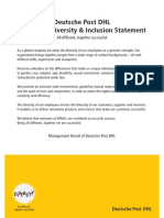 DPDHL Corporate Diversity Inclusion Statement