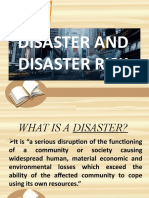 Disaster and Disaster Risk Lesson 1 Final