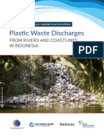 Plastic Waste Discharges From Rivers and Coastlines in Indonesia