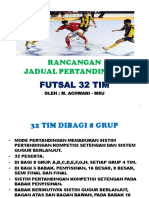 Rancangan Jadual Pertandingan Futsal 32 Tim