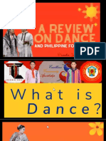 A Review On Dance and Philippine Folk Dance