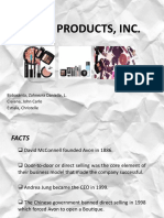 Avon Products, Inc.: Babasanta, Zahnezra Danielle, L. Cialana, John Carlo Estiala, Christelle