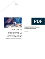 Por Qué Es Importante La Investigación METD