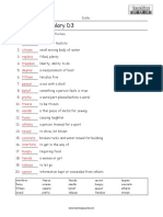 4th Grade Spelling Vocabulary D3 1