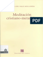 Meditacion Cristiano - Metafísica (Blanca Del Valle Avellaneda)