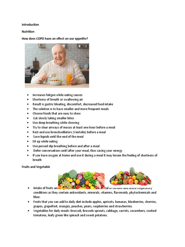Nutrition How Does COPD Have An Effect On Our Appetite? PDF