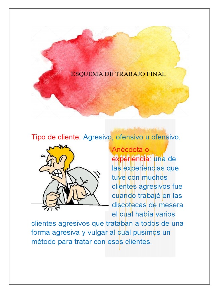 Tipo de Cliente Agresivo | PDF | Relaciones personales, crianza y ...
