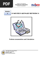 Computer Hardware Servicing 8: Perform Mensuration and Calculation