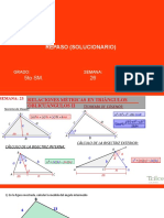 Repaso de geometría: Teorema de cosenos, bisectrices y relaciones métricas en triángulos