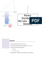 Binary Distillation Mccabe - Thiele Method