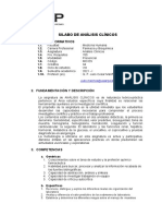 Análisis clínicos: Hemograma, coagulación y función renal