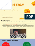 Obligation: How To Make Expression Obligation by Using Modals