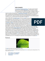 Factors: C3: C4 Photosynthesis Research