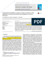 Computational modeling of aneurysm formation and propagation