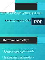 Riesgos y desastres naturales en chile