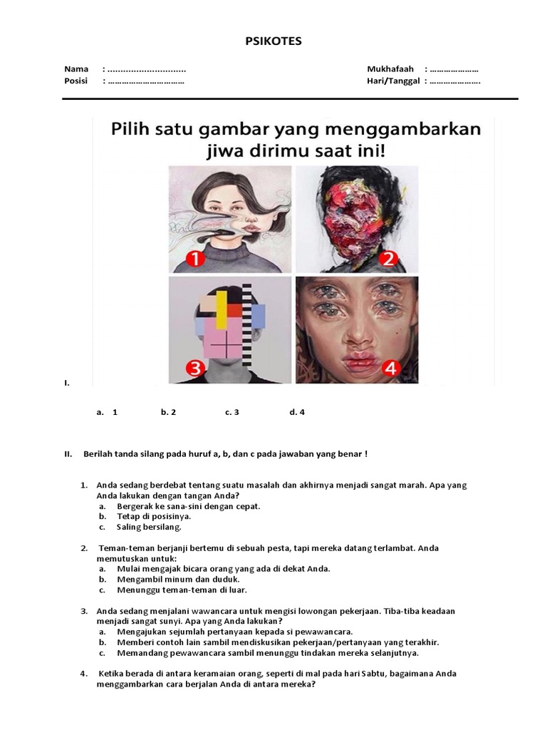 Psikotes | PDF
