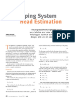 Pumping System Head Estimation
