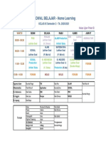 JADWAL BELAJAR - Home Learning: Bunda Ningsih Kelas Ujian Paket B